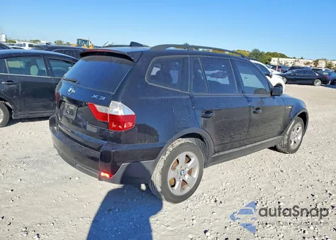 2008 BMW X3 3.0Si z USA, uszkodzony, nr VIN WBXPC93458WJ22955